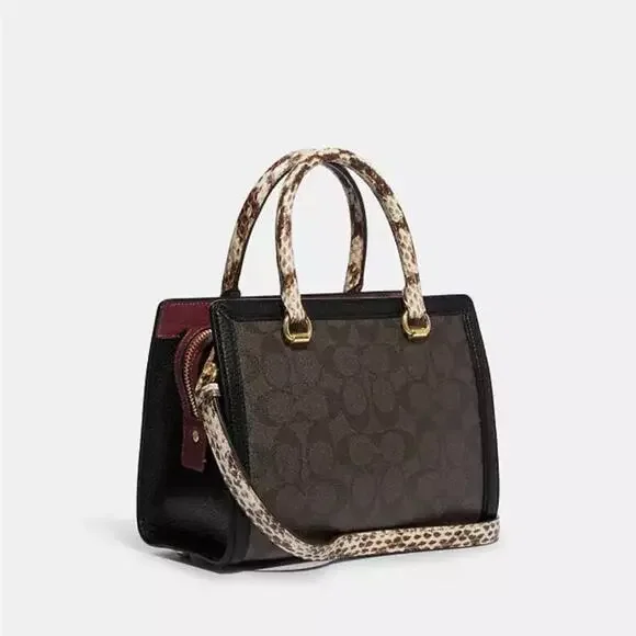 NWT - Coach - Grace Carryall In Signature Canvas - Picture 2 of 5